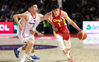 亞洲杯預(yù)選賽，中國男籃連勝兩場，待戰(zhàn)日本隊(duì)。