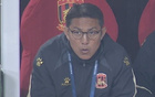 金大儀：見隊員斗志，盼明日勝績。