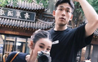 享受假期，陸文博西安游照