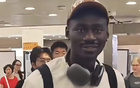 恩拉沃抵滬，初印象“瘦高”