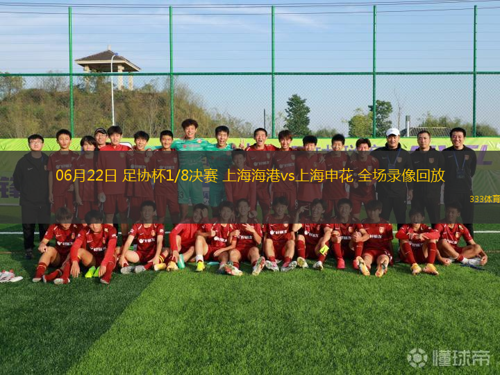 06月22日 足協(xié)杯1/8決賽 上海海港vs上海申花 全場錄像回放