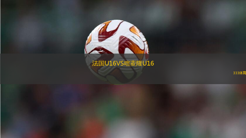 法國(guó)U16VS喀麥隆U16